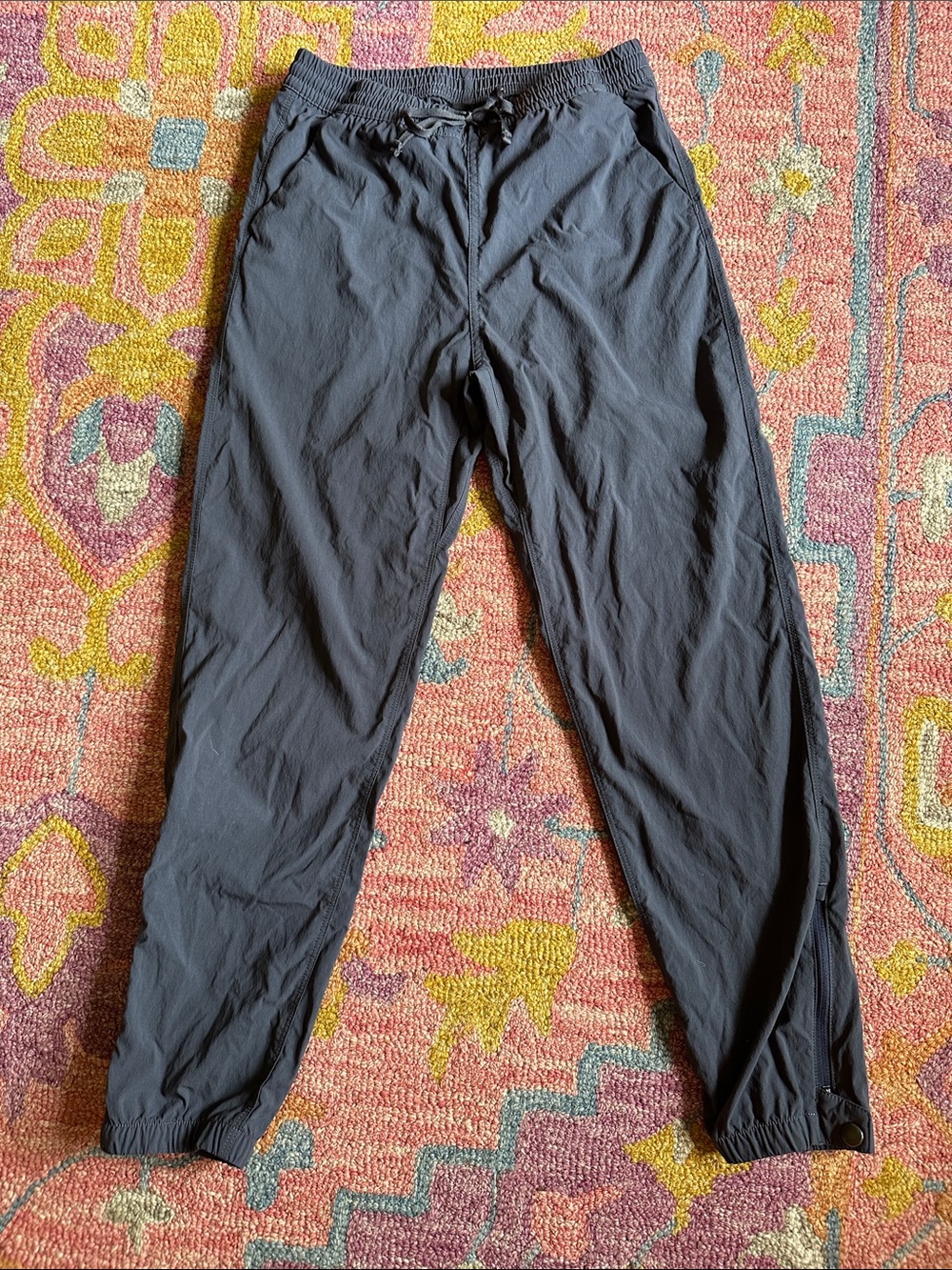 Patagonia Kids Quandary Pants Size XL (14) Dark Gray Drawstring Jogger